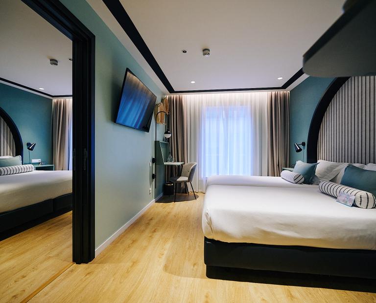 Habitación Familiar comunicada Vincci Bonjardim 4* Oporto Habitación Familiar comunicada Vincci Bonjardim 4* Oporto