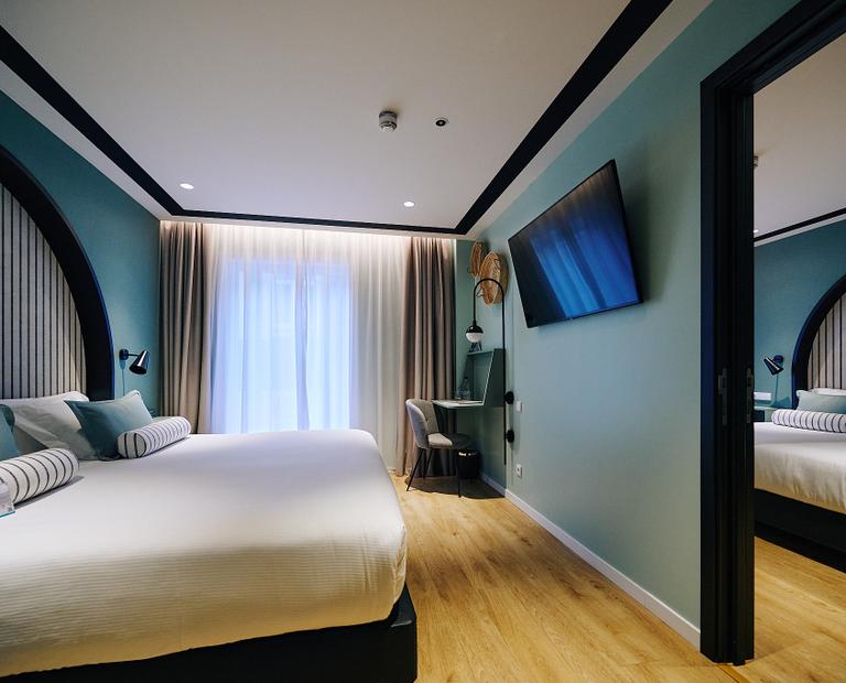 Habitación Familiar comunicada Vincci Bonjardim 4* Oporto Habitación Familiar comunicada Vincci Bonjardim 4* Oporto